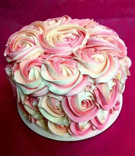 Rose Swirl Cake Rose Swirl Cake Custom Cakes Bakery Cakes