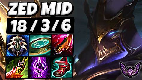 Zed Vs Aurora Mid Quadra Kill Patch Korea Master Youtube