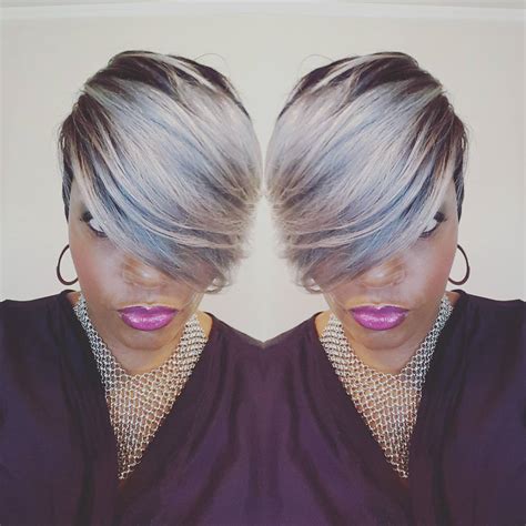 25 New Grey Hair Color Combinations For Black Women The