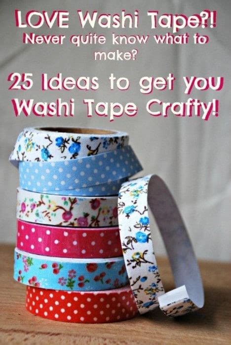Washi Tape Crafts And Ideas Red Ted Arts Blog