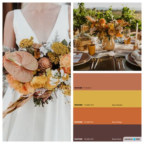 10 Terracotta Wedding Color Palette Combinations