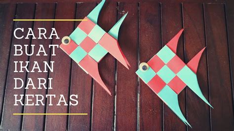 Cara Membuat Ikan Dari Kertas Origami Keren Banget Gan Youtube