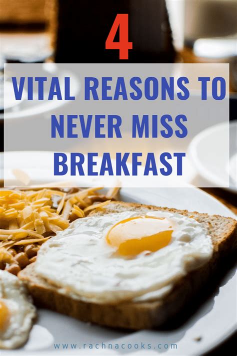 4 Important Reasons Why You Should Eat Breakfast Quick Breakfast