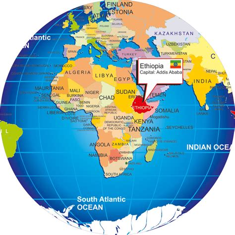 Where Is Ethiopia On The Map World Map