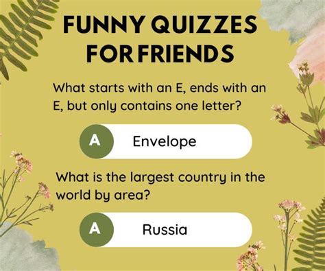 Quizzing Your Friends Hilarious And Fun Questions Netoffer