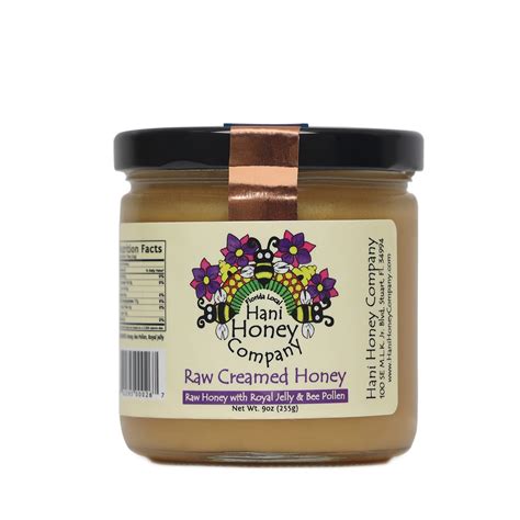 Creamed Honey With Bee Pollen And Royal Jelly Hani Honey Company