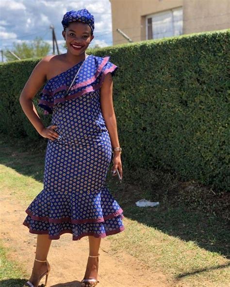 You Will Love These Elegant Shweshwe Dress African Wax Prints