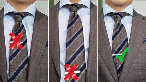 How To Wear A Tie Bar Styling Inspiration And Rules To Know Tie Bar