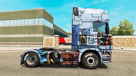 skin mass effect    tractor unit scania  euro truck simulator