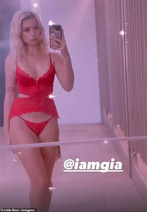 Lottie Moss Puts On A Racy Display As She Flaunts Her Model Figure In Hot Pink Lace Lingerie