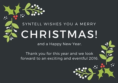 A Very Merry Christmas And Happy New Year To All Of You Syntell En