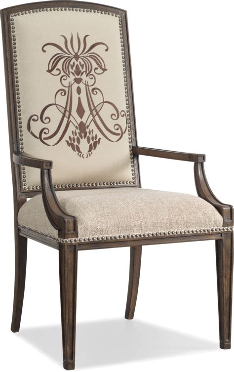 Hooker Furniture Dining Room Rhapsody Insignia Arm Chair 5070 75400