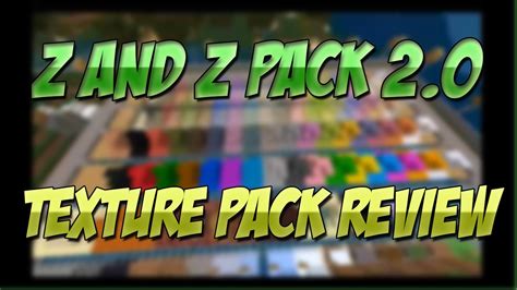 Minecraft 1 8 Texture Pack Review Z And Z Pack 20 Youtube