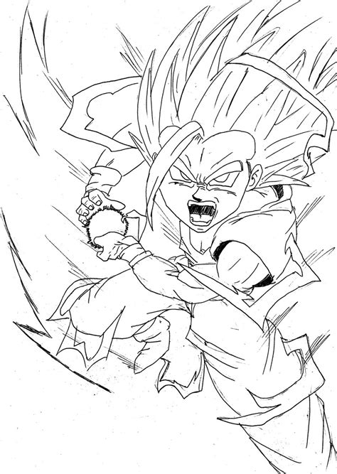 Even vegeta and goku r advitising. Dragon Ball Z Gohan Drawing at GetDrawings | Free download