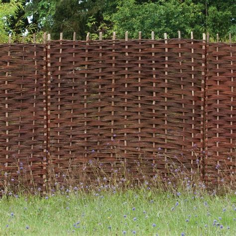 Traditional Willow Hurdle Fence Panel Free Delivery Available