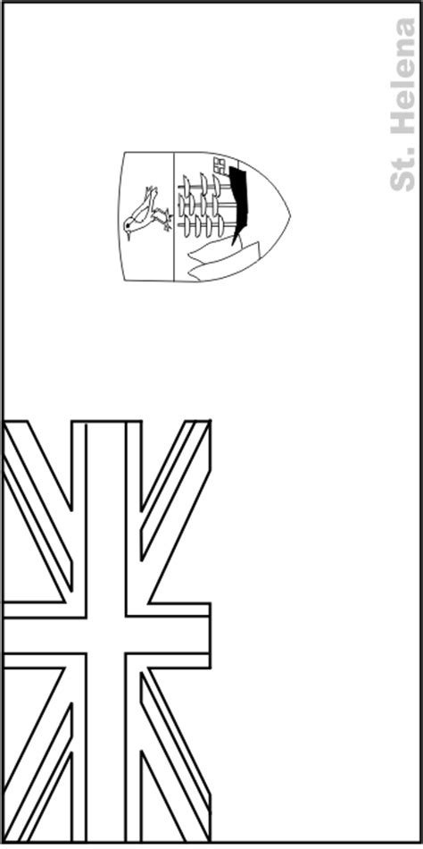 Saint Helena Map Coloring Pages Learny Kids