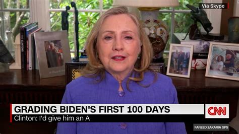 Hillary Clinton Grades Biden After Days In Office Cnn Video
