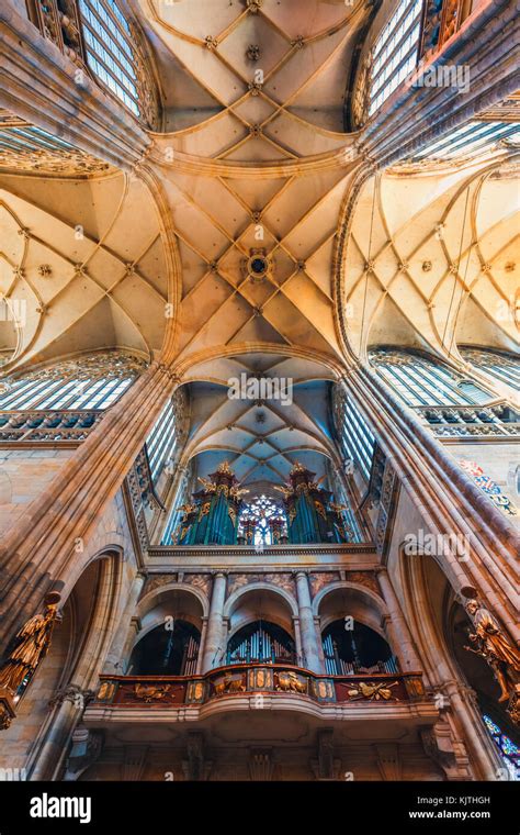 Czech Republic Prague September 30 2017 Interior Of St Vitus