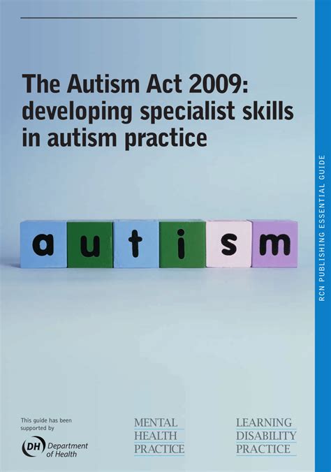 Pdf The Autism Act 2009 Developing Specialist Skills In Autism Practice