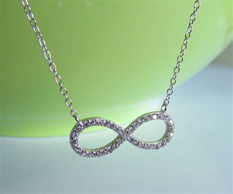 Infinity Necklace Infinity Necklace Sterling Silver Necklaces Silver