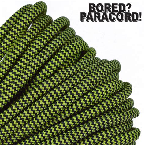 Bored Paracord Brand 550 Lb Type Iii Paracord Bumble Bee 100 Feet