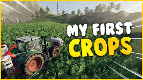 My First Crops In Farming Simulator 19 Youtube