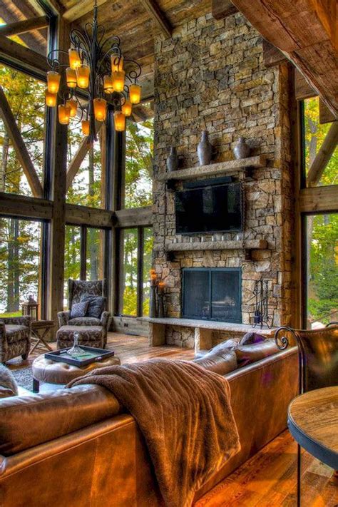 Favorite Log Cabin Homes Fireplace Design Ideas Frugal Living Farm