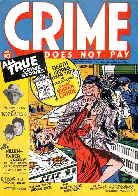 Benny portrays eccentric and hilarious characters throughout, including a hippie. Crime Does Not Pay (1942) comic books