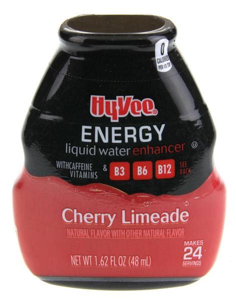 Hy Vee Cherry Limeade Energy Liquid Water Enhancer Hy Vee Aisles