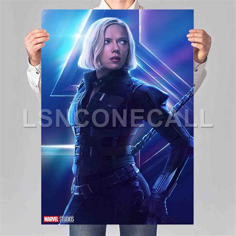 Black Widow Scarlett Johansson Poster Print Art Wall Decor Lsnconecall