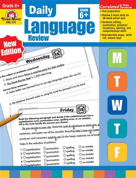 Daily Language Review Classroom Essentials Scholastic Canada