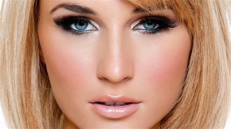 Blondes Women Close Up Blue Eyes Actress Models United Kingdom