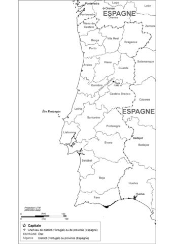 Mapa De Portugal Com Escala Para Imprimir | thujamassages