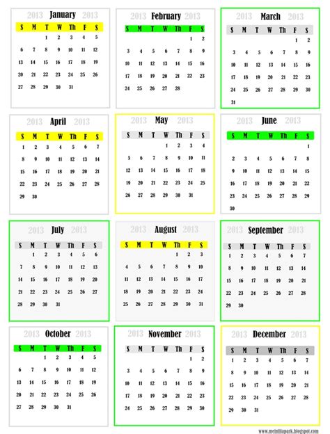 Printable Mini Calendars Calendar Template 2023