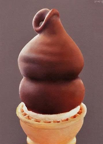 Oriana Kacicek Dairy Queen Dipped Cone Food Painting Food Artwork