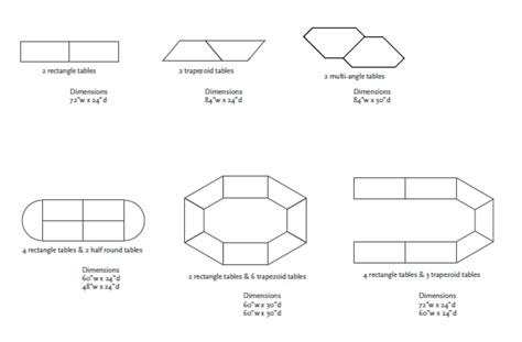 Modern Trapezoid Tables Ambience Doré