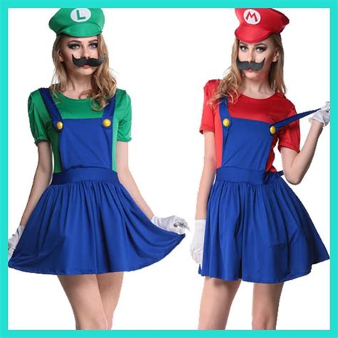 Halloween Super Mario Costume Disfraces Adultos Carnival Costume Adults