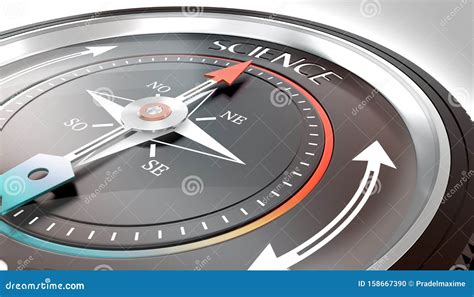 Science Concept Compass Stock Illustration Illustration Of Future 158667390