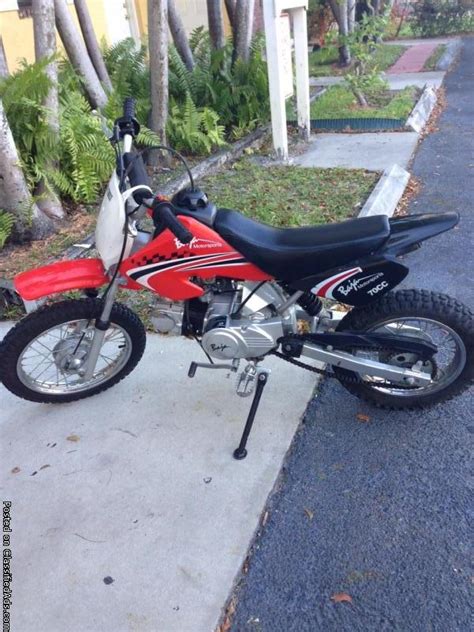 All the different 4 stroke and 2 strokes that are the best on the market. Baja Dirt Bike Motorcycles for sale