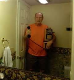 Old Man Takes Selfie With His Phone