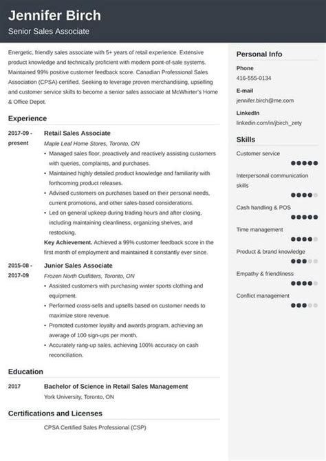 Resume Templates Canada Can Be Challenging If Your Work Experience Has