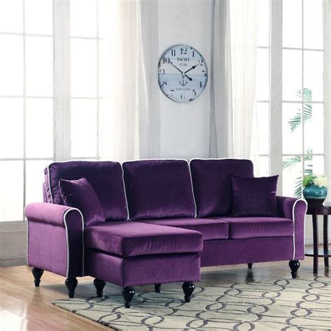 This Classic And Traditional Style Velvet Sectional Sofa With