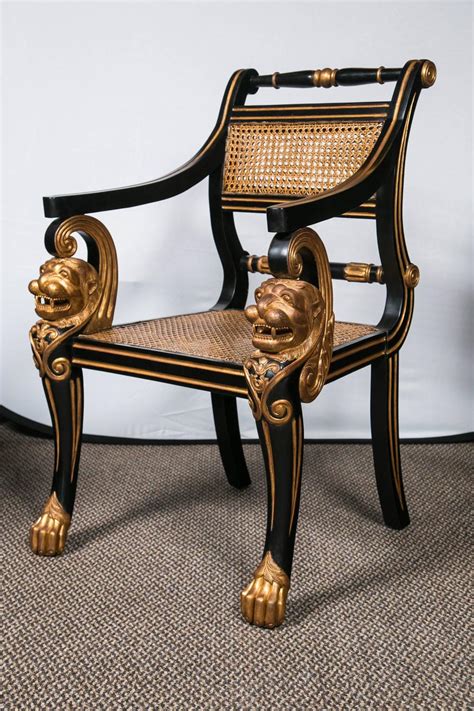 Set Of 24 Lion Head Hollywood Regency Style Dining Chairs At 1stdibs