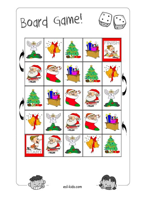 A Excellent Christmas Games A Board Game And A Memory Game On The