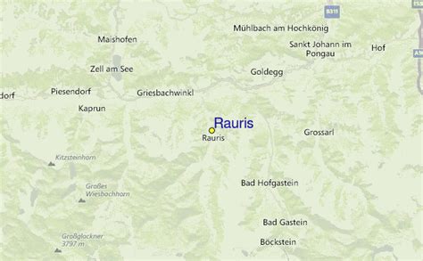 Rauris Ski Resort Guide Lagenkarte Rauris Ski Urlaub Unterkunft