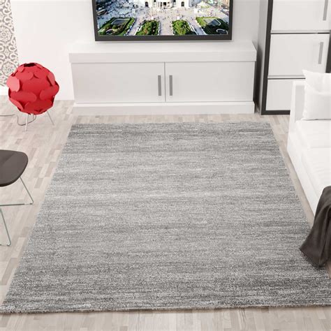 Die strapazierfähigen teppiche machen im alltag einiges mit. Wohnzimmer Teppich Grau Beige Braun Kurzflor Meliert ...