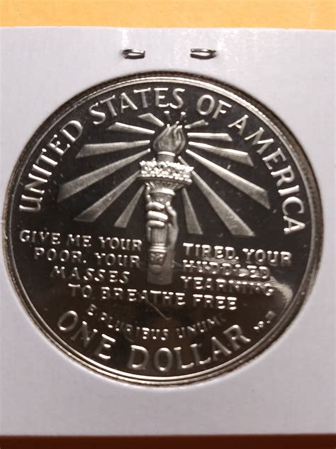 Statue Of Liberty Centennial Silver Proof Commemorative Coin