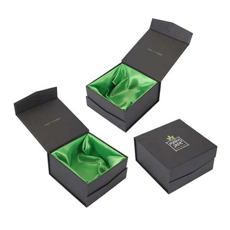 Custom Jewelry Ring Packaging Boxes With Satin Insert