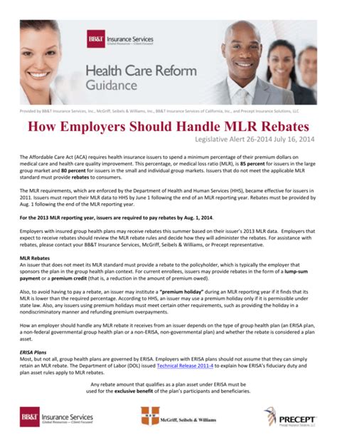 Mlr Rebate Communication To Employees