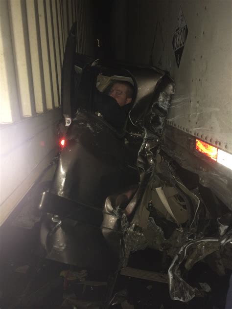 Driver Pinned Between 2 Semi Trucks Tells Of Terrifying Crash